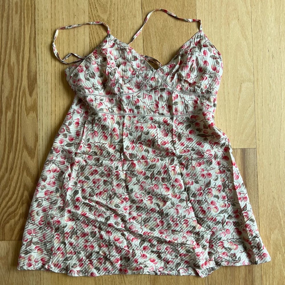 100% Silk Vintage Mini Slip S